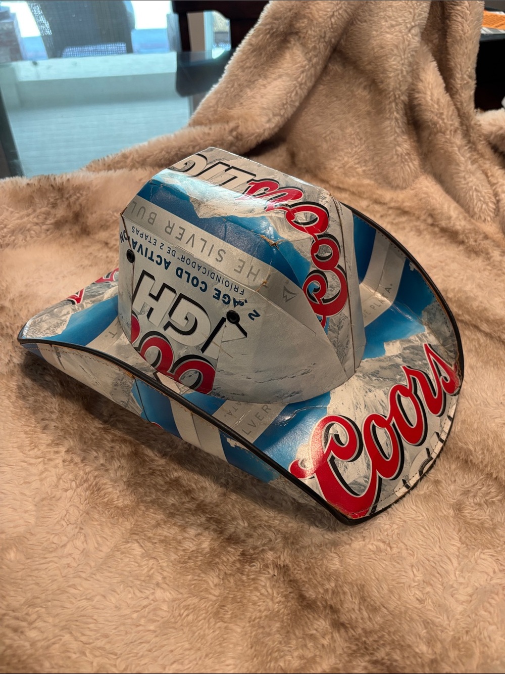 Coors Light Beer Box cowboy hat
